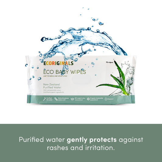 Eco Baby Wipes - New Zealand Purified Water