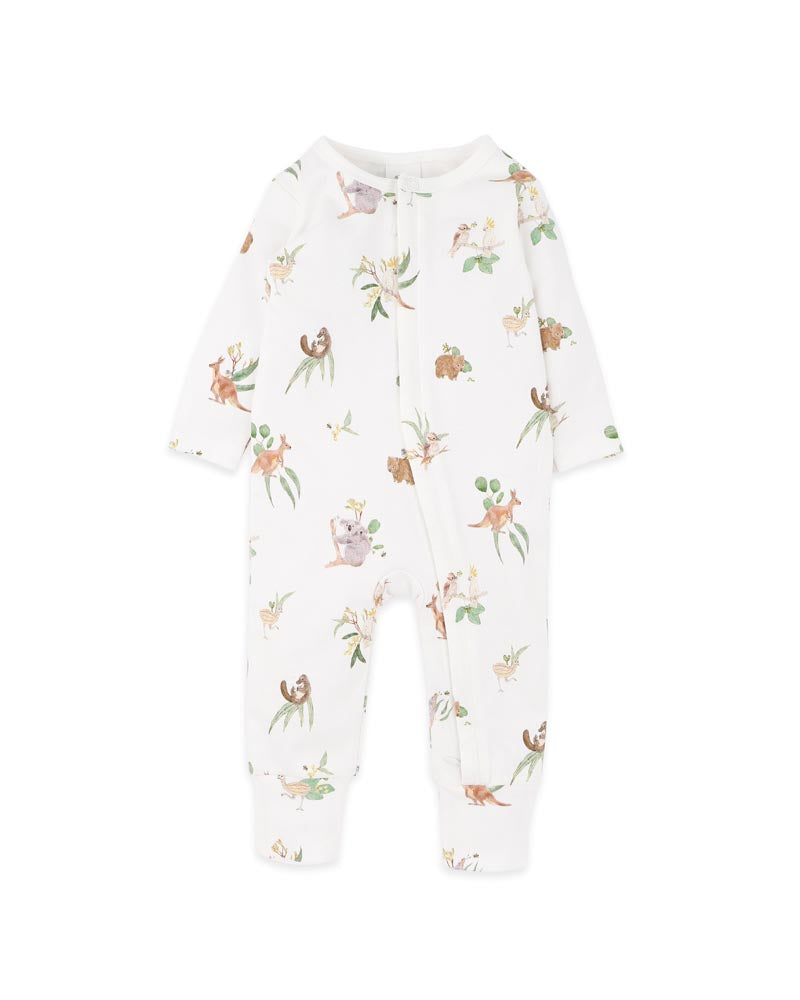 Australiana Organic Long Sleeve Zip Suit Prem