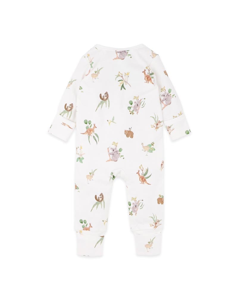 Australiana Organic Long Sleeve Zip Suit Prem