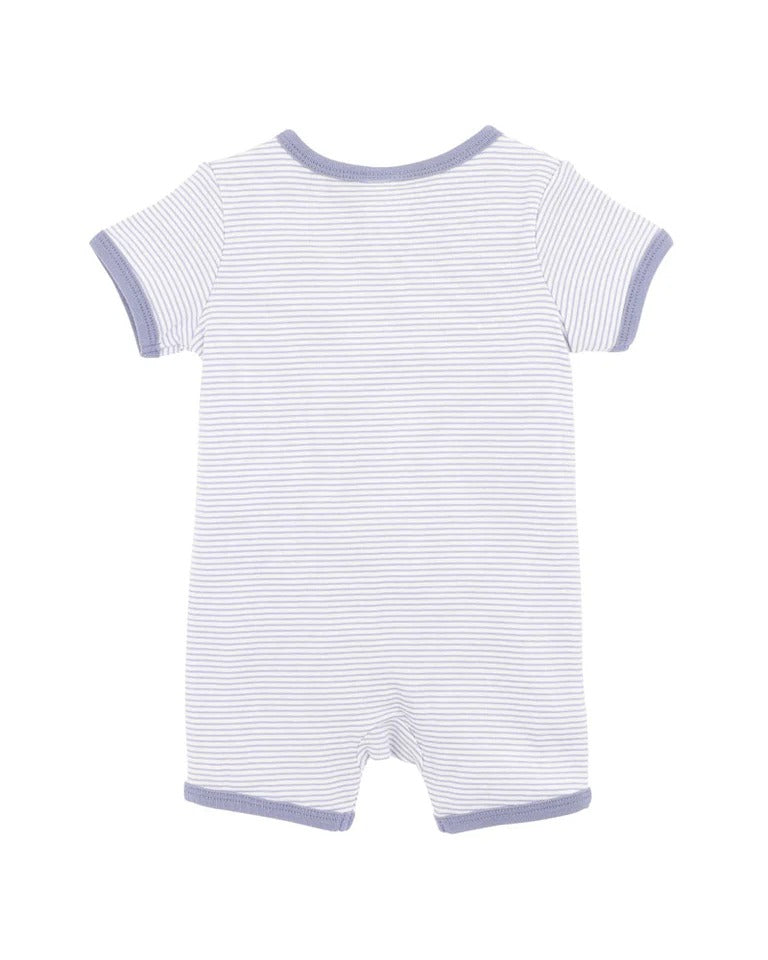 Axel Organic Stripe SS Zipsuit