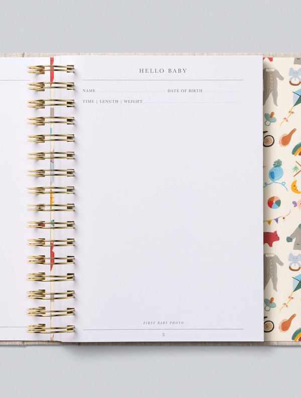 Baby. The First Year. Journal Boxed