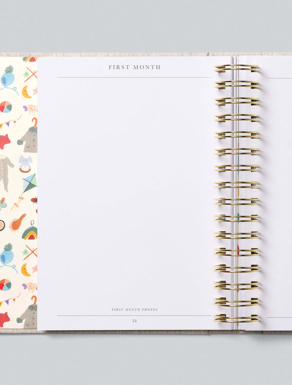 Baby. The First Year. Journal Boxed