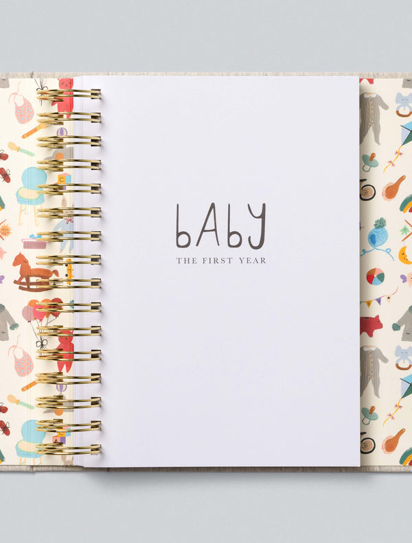 Baby. The First Year. Journal Boxed