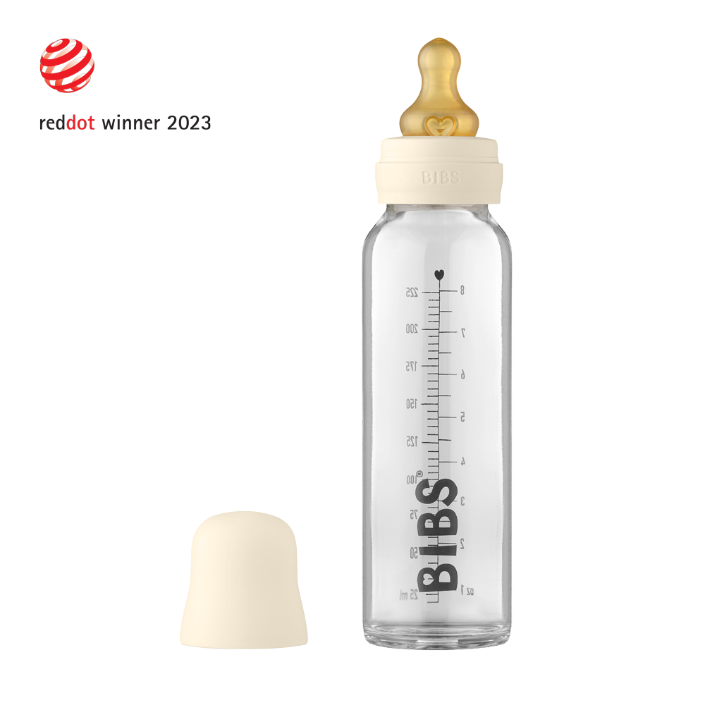 BIBS Baby Glass Bottle 225ml