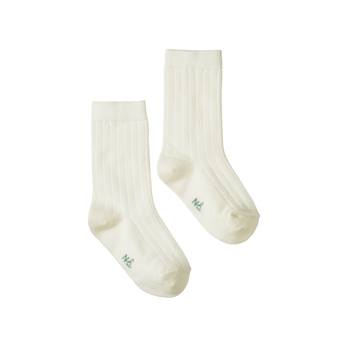Organic Wool Rib Socks Nature Baby