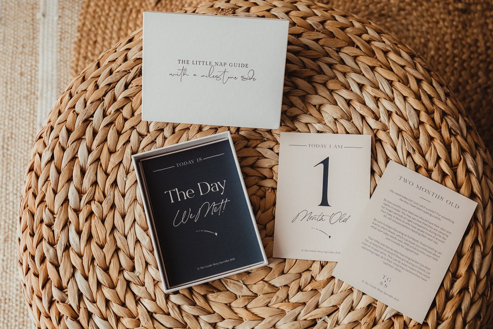 Milestone Cards Little Nap Guide by The Gentle Sleep Specialist