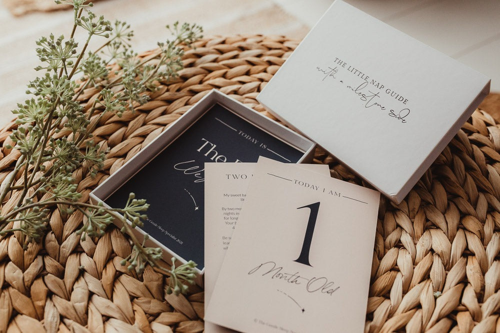 Milestone Cards Little Nap Guide by The Gentle Sleep Specialist