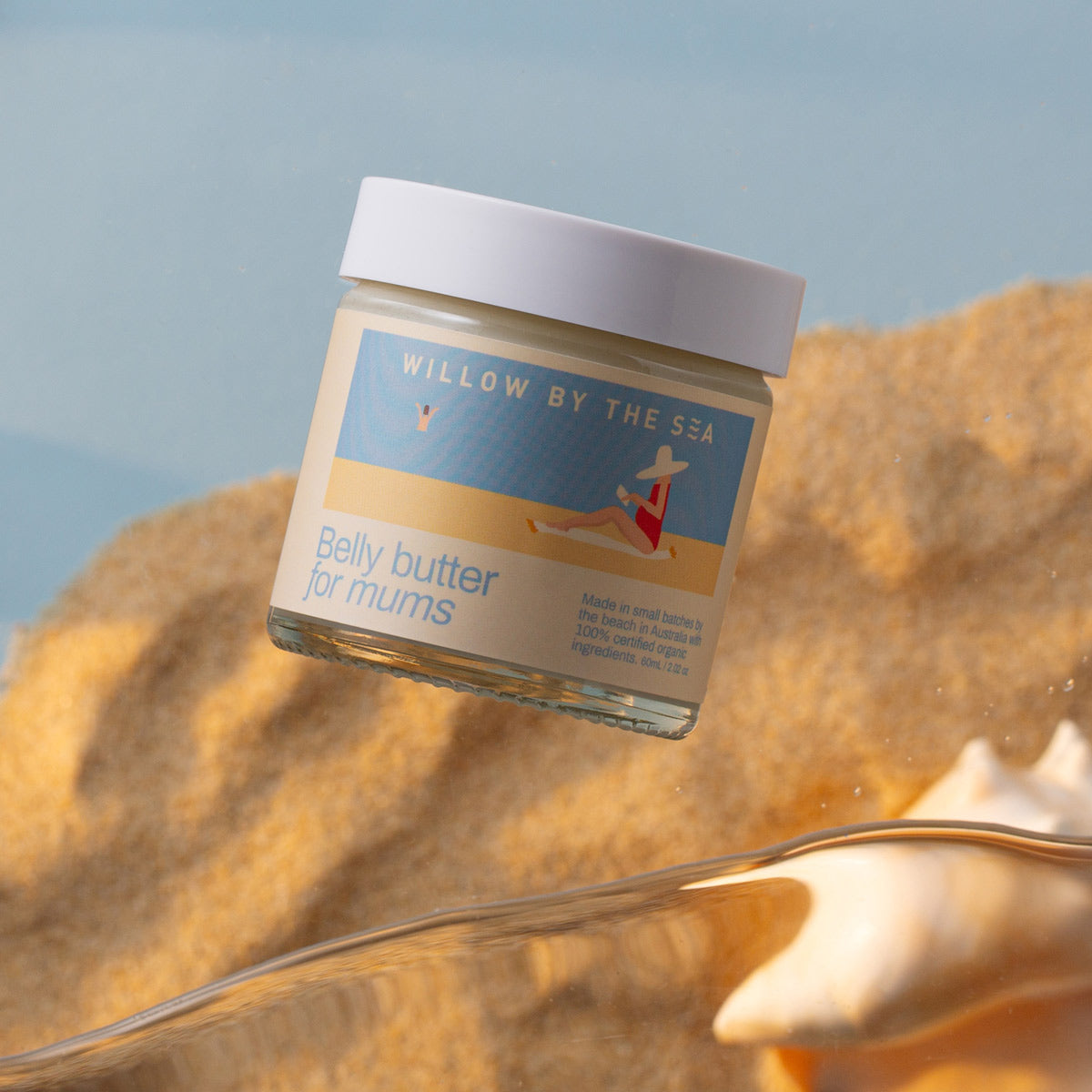 Organic Belly Butter by Willow by The Sea
