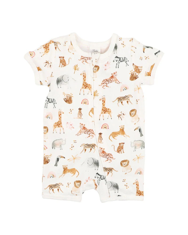 Billie Organic SS Zipsuit Premature