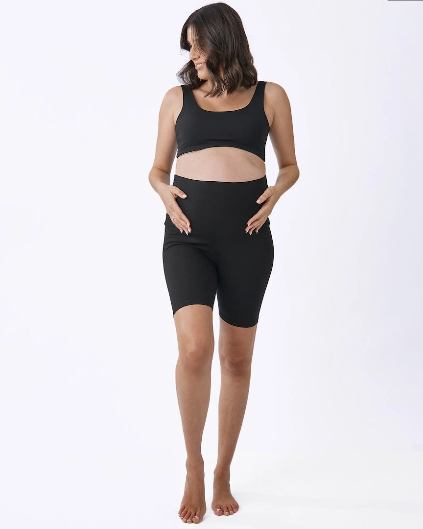 Maternity Cotton Bike Shorts
