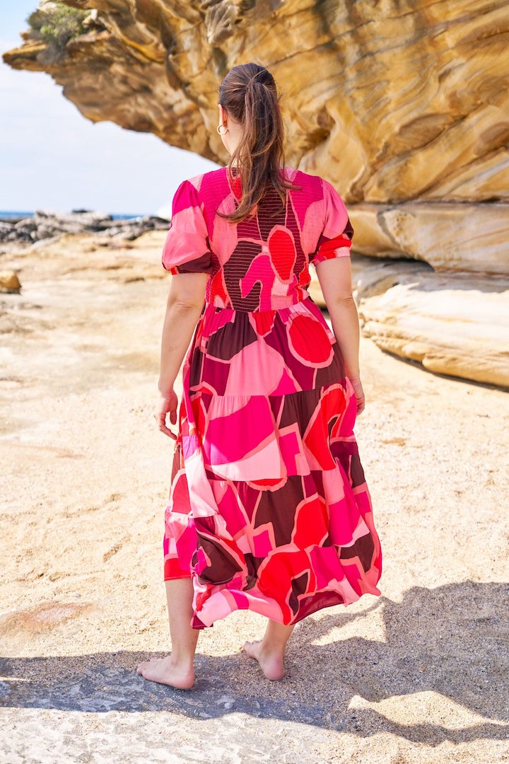 Kadie Shirred Bust Maxi Dress