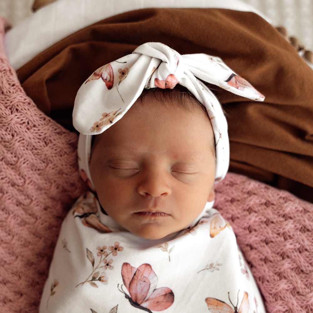 Snuggle Hunny Baby Topknot Headband Design