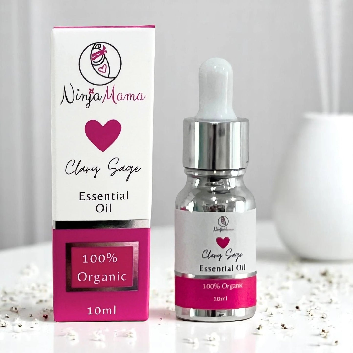 Clary Sage 100% Organic Essential Oil Dropper - 10 ml