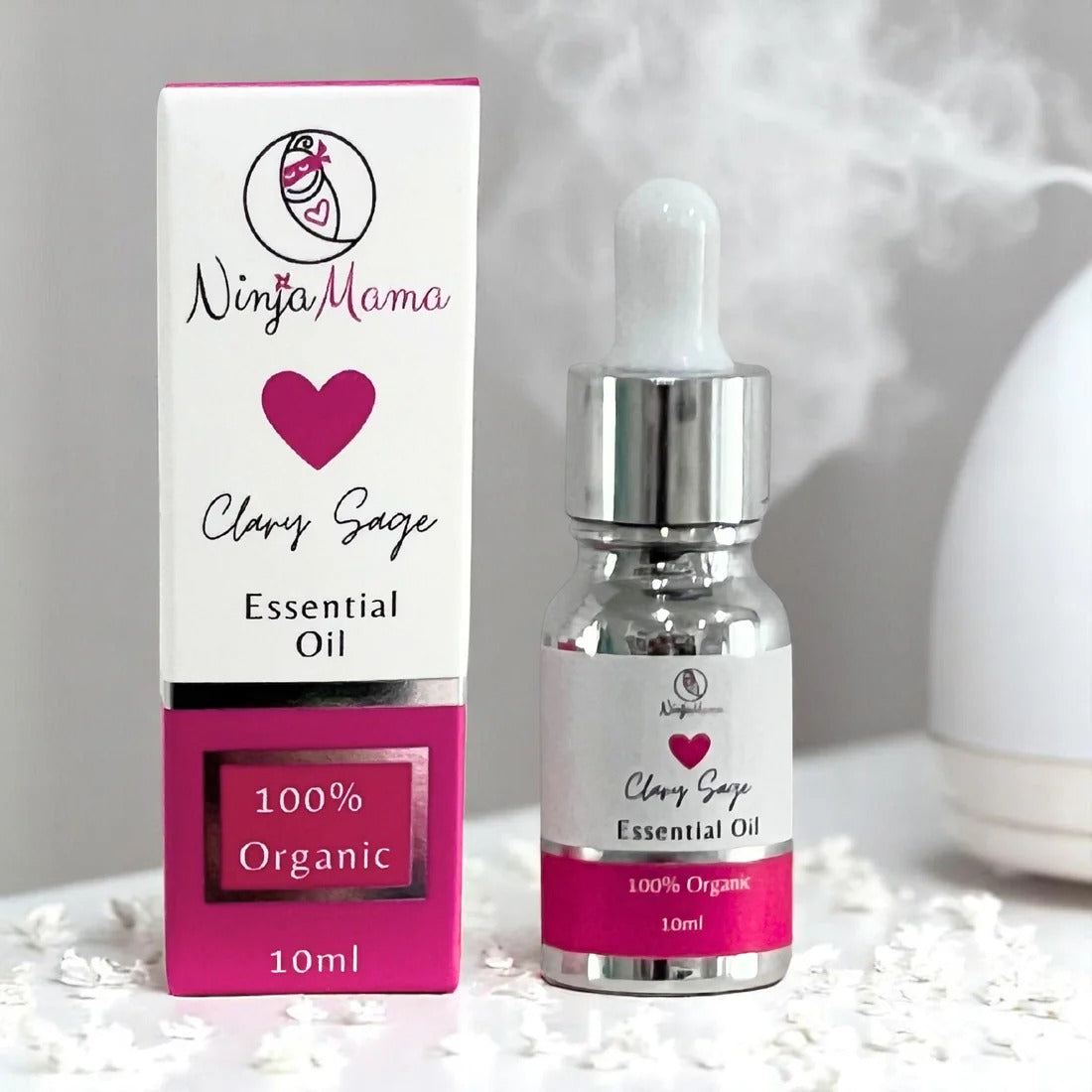 Clary Sage 100% Organic Essential Oil Dropper - 10 ml
