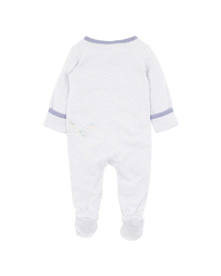 Axel Stripe Organic LS Zipsuit