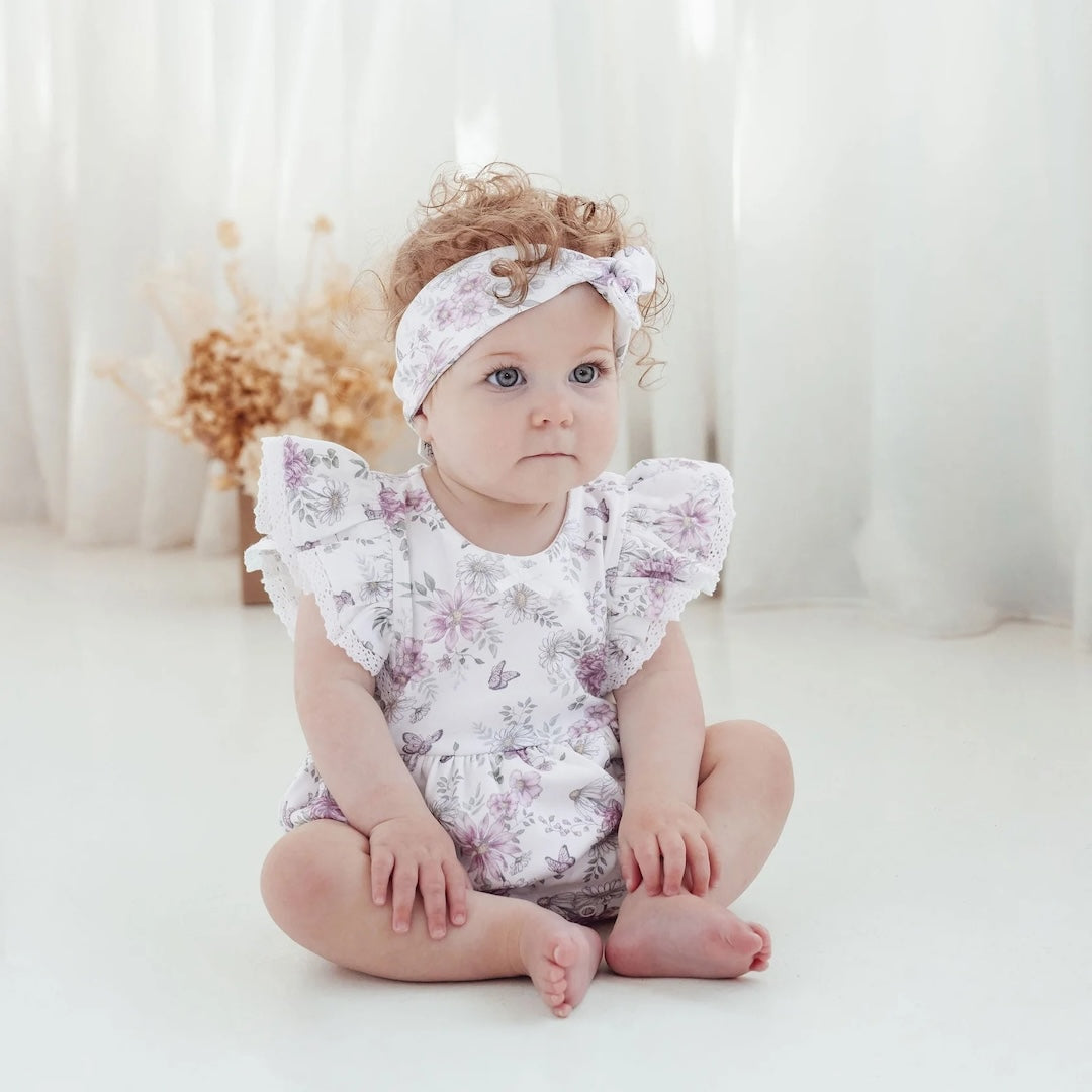 Daisy Floral Bubble Romper