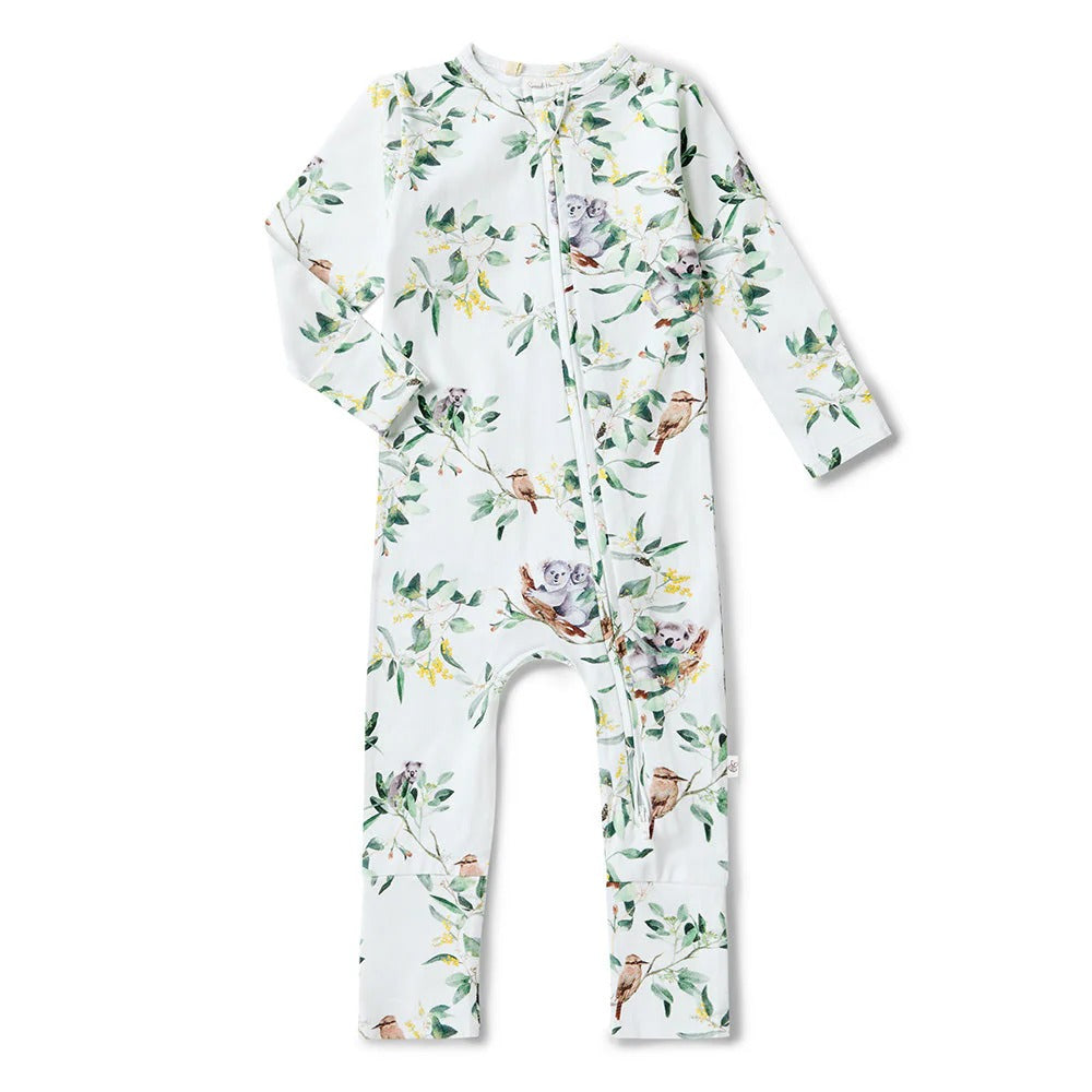 Eucalypt Organic Snuggle Suit Convertible Romper