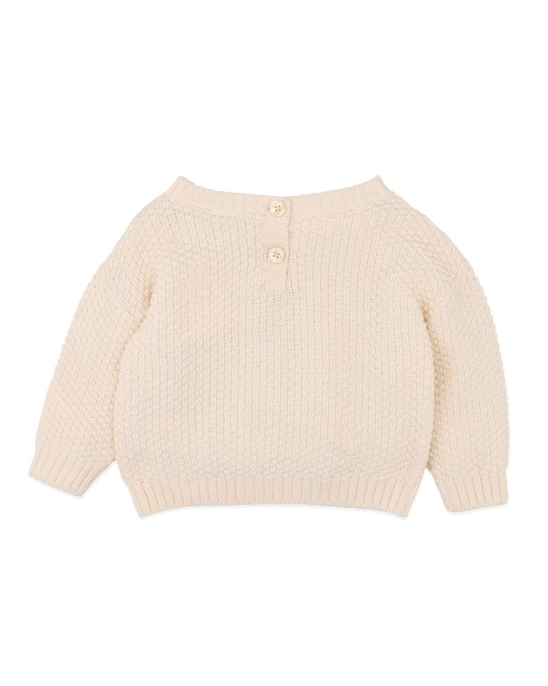 Fern Hand Embroidered Organic Jumper
