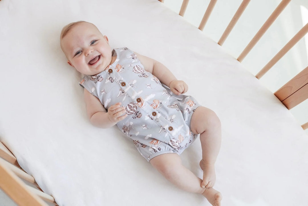 Flying Friends Bubble Romper