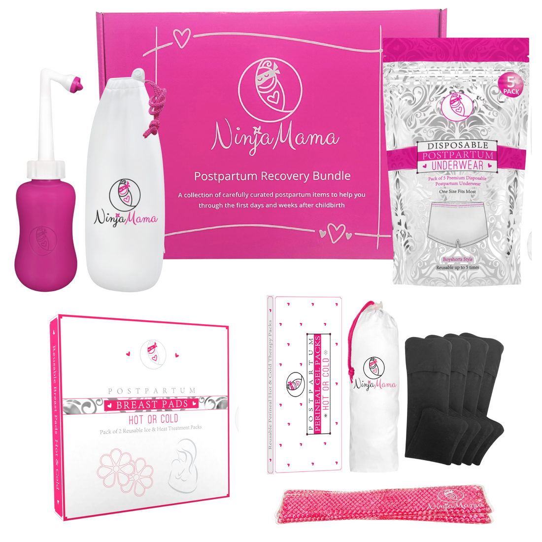 Ninja Mama Postpartum Recovery Fab 4