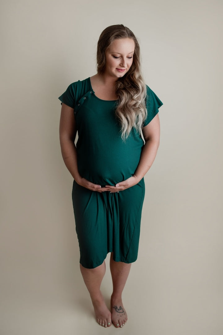 Hospital Labour, Birthing and Delivery Nursing Gown