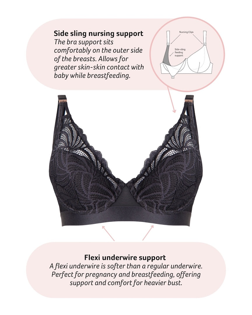 Recycled Warrior Plunge Bra