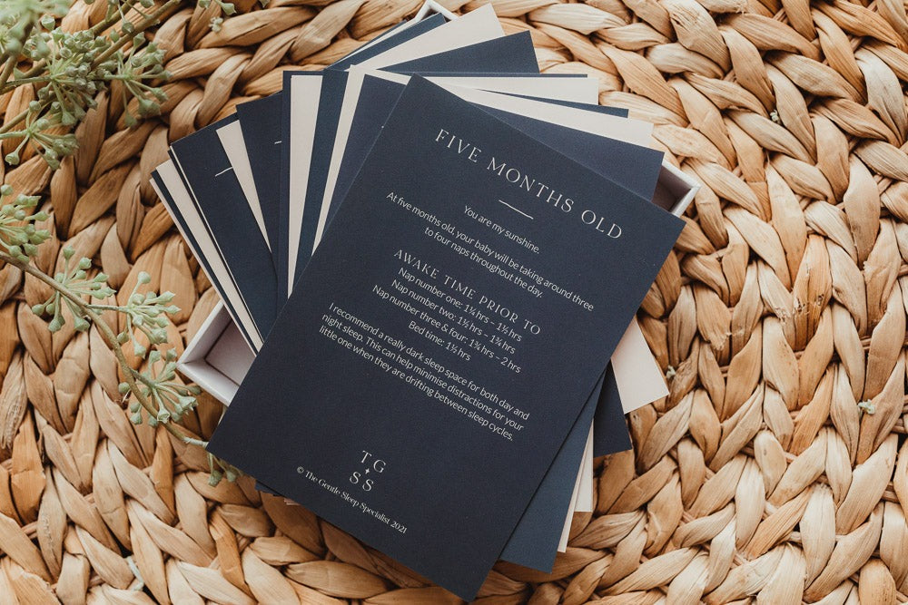 Milestone Cards Little Nap Guide by The Gentle Sleep Specialist