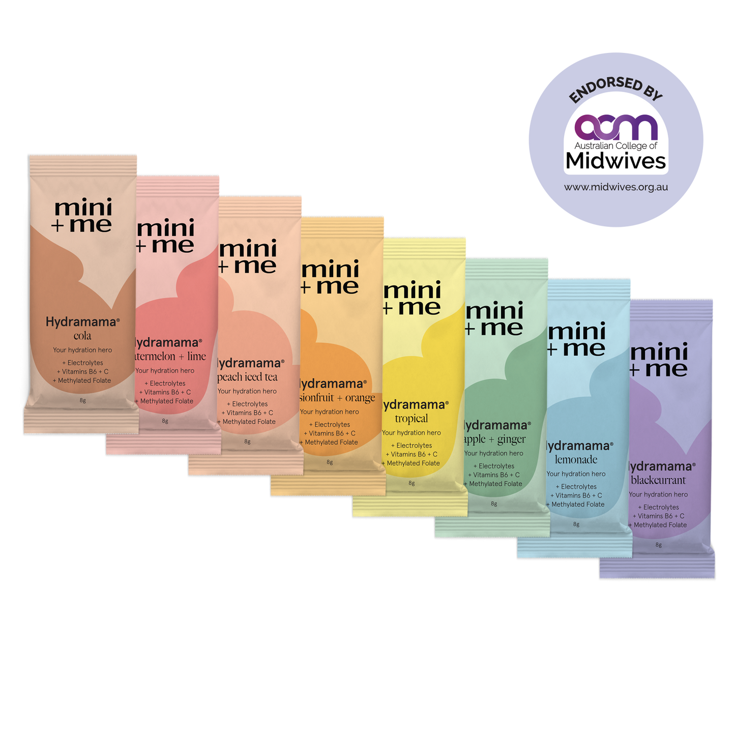 Hydramama by Mini+Me Sample Pack EXCL Cola, A+G