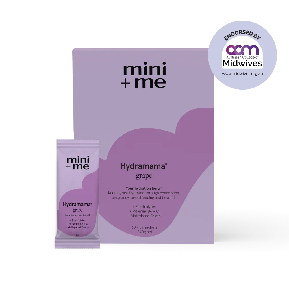 Hydramama Grape Electrolyte Drink | Pregnancy & Breastfeeding Hydration | Mini + Me