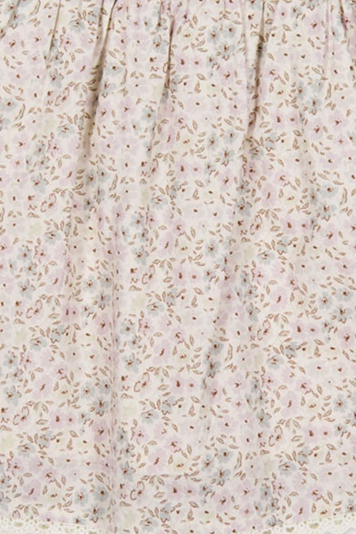 Organic Cotton Voile Frill Bloomer - Fifi Violet