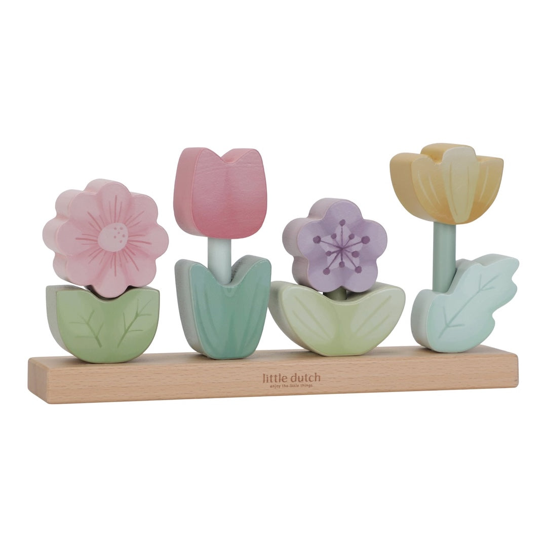 Fairy Garden Stacking Puzzle Flowers