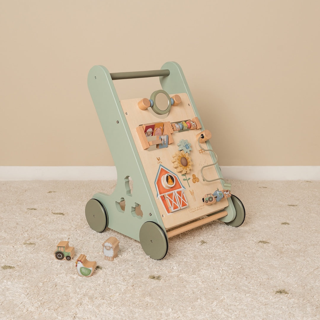 Little Dutch Little Farm Multi-Activity Baby Walker