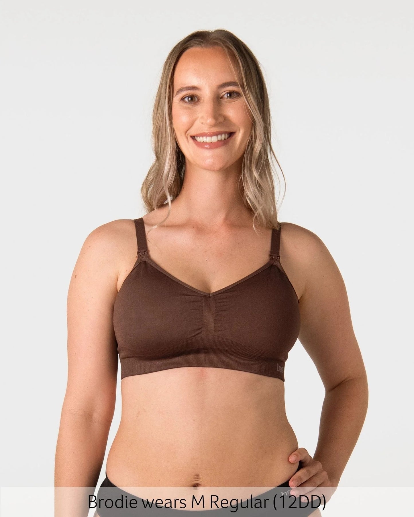 Hotmilk My Necessity 2.0 Hospital Sleep Bra Chocolate