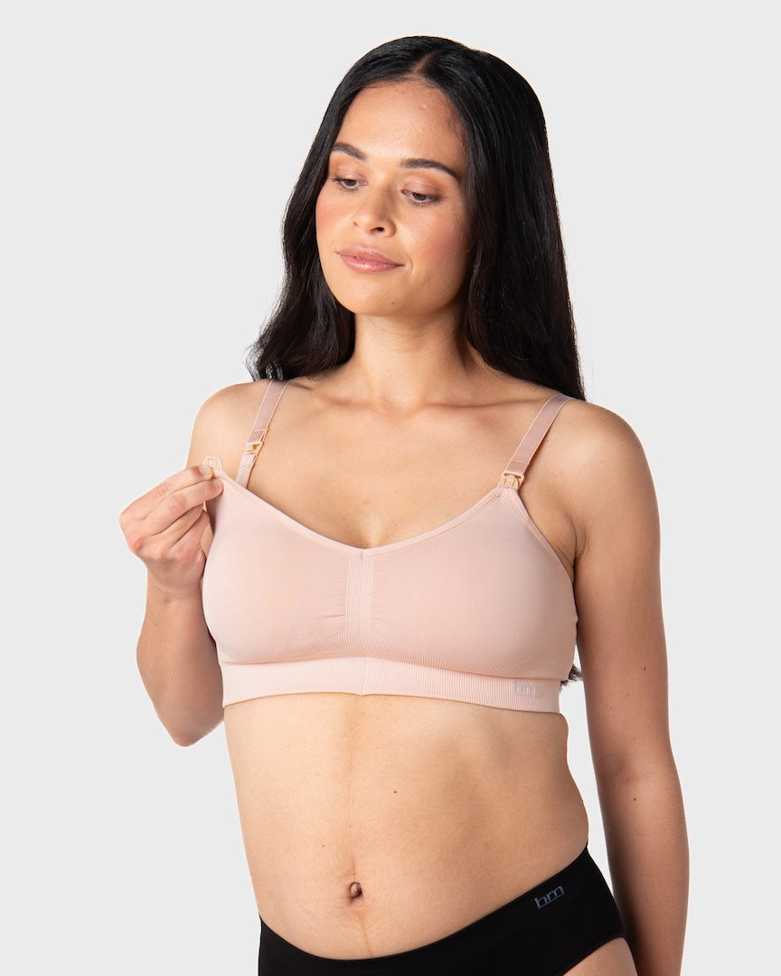 Hotmilk My Necessity 2.0 Hospital Sleep Bra Ballet Pink