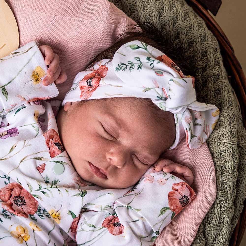 Snuggle Hunny Baby Topknot Headband Design