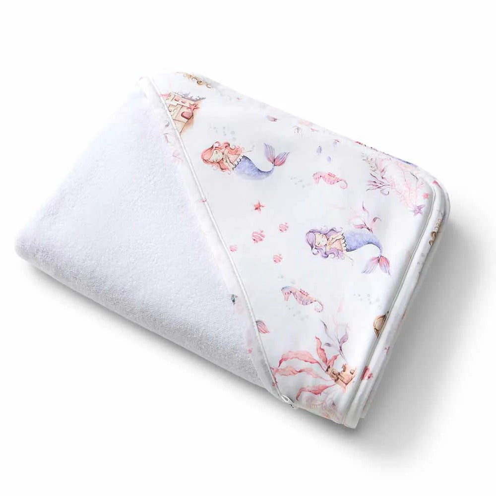 Mermaid Organic Hooded Baby Towel