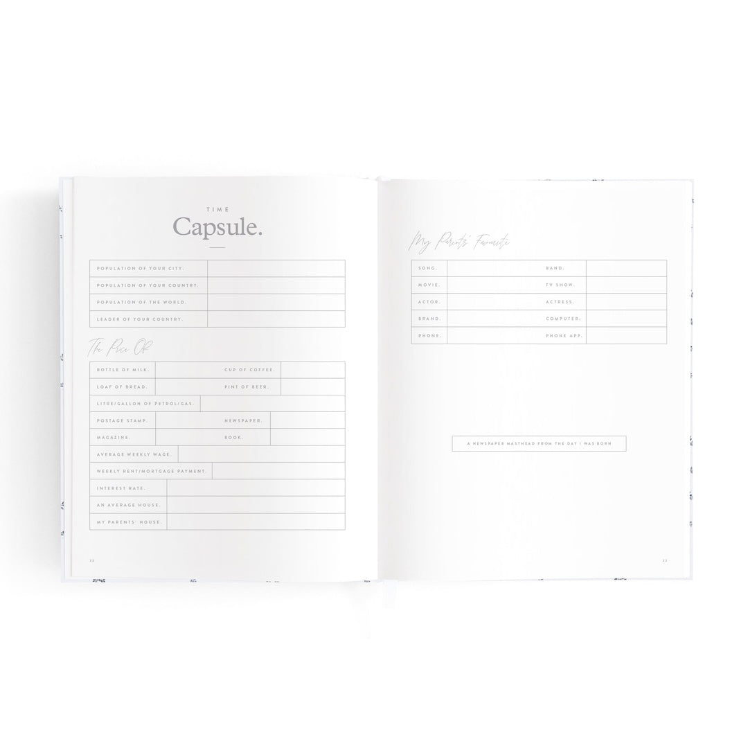 Fox and Fallow Mini Baby Book