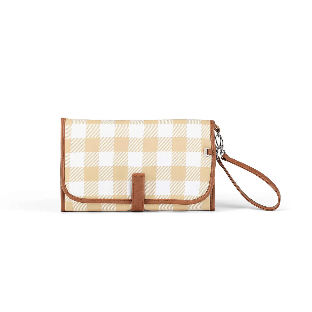 OiOi Change Mat Clutch Beige Gingham