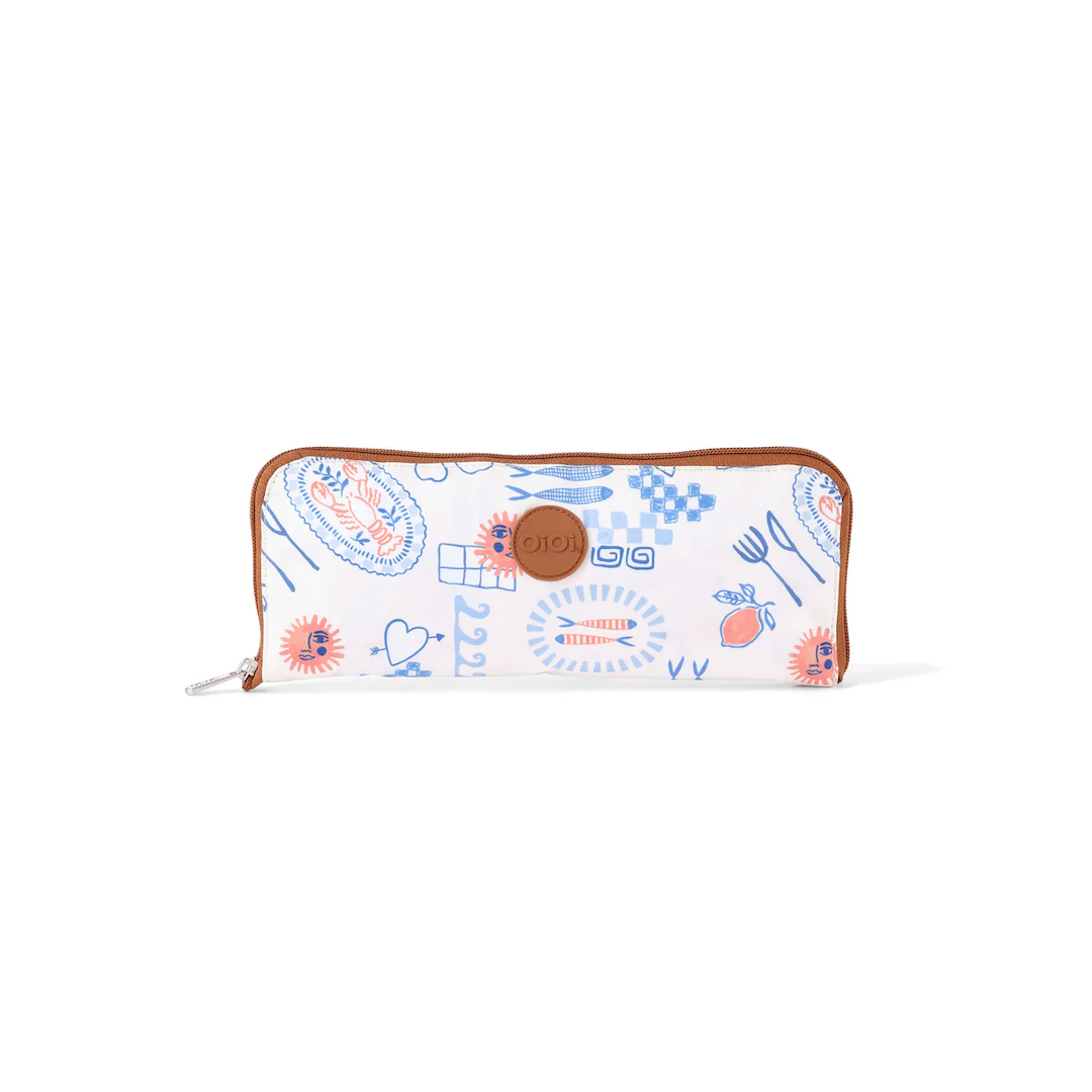 OiOi Fold Up Tote Mediterranean