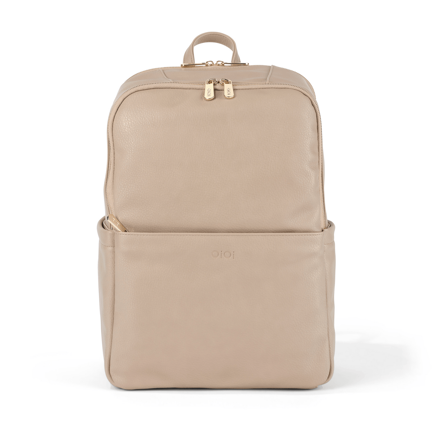 OiOi Multitasker Nappy Backpack - Oat Vegan Leather