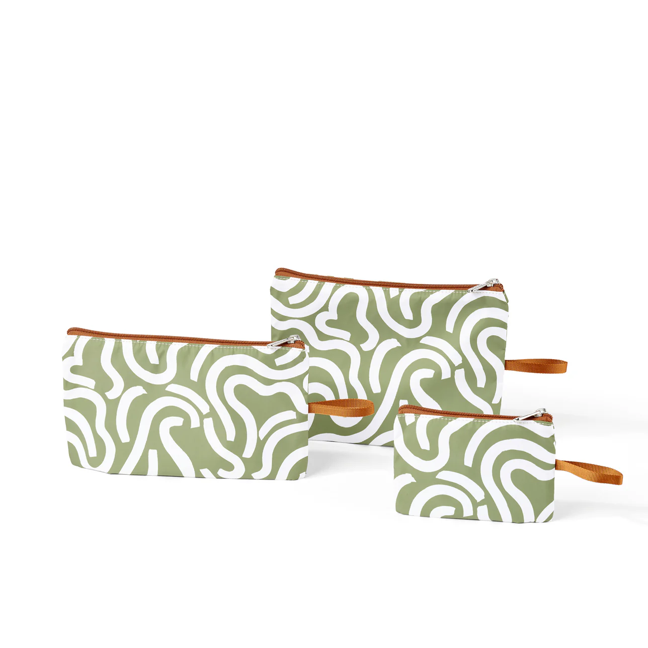 OiOi Packing Trio Green Squiggle