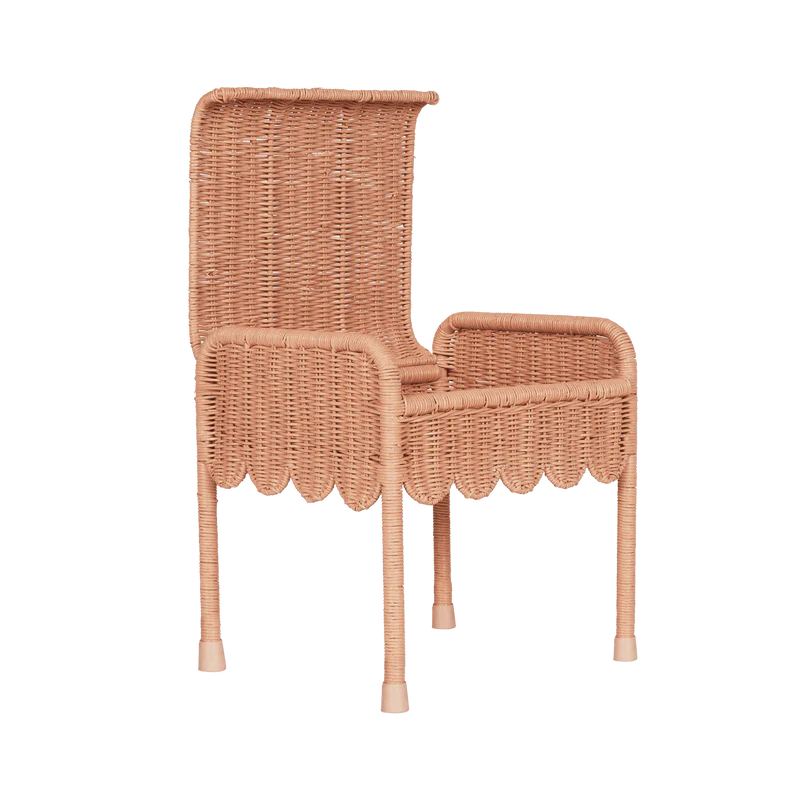 Olli Ella Petal Storie Stool Seashell Pink