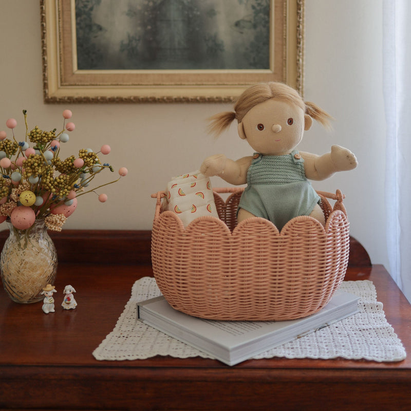 Petal Basket Seashell Pink