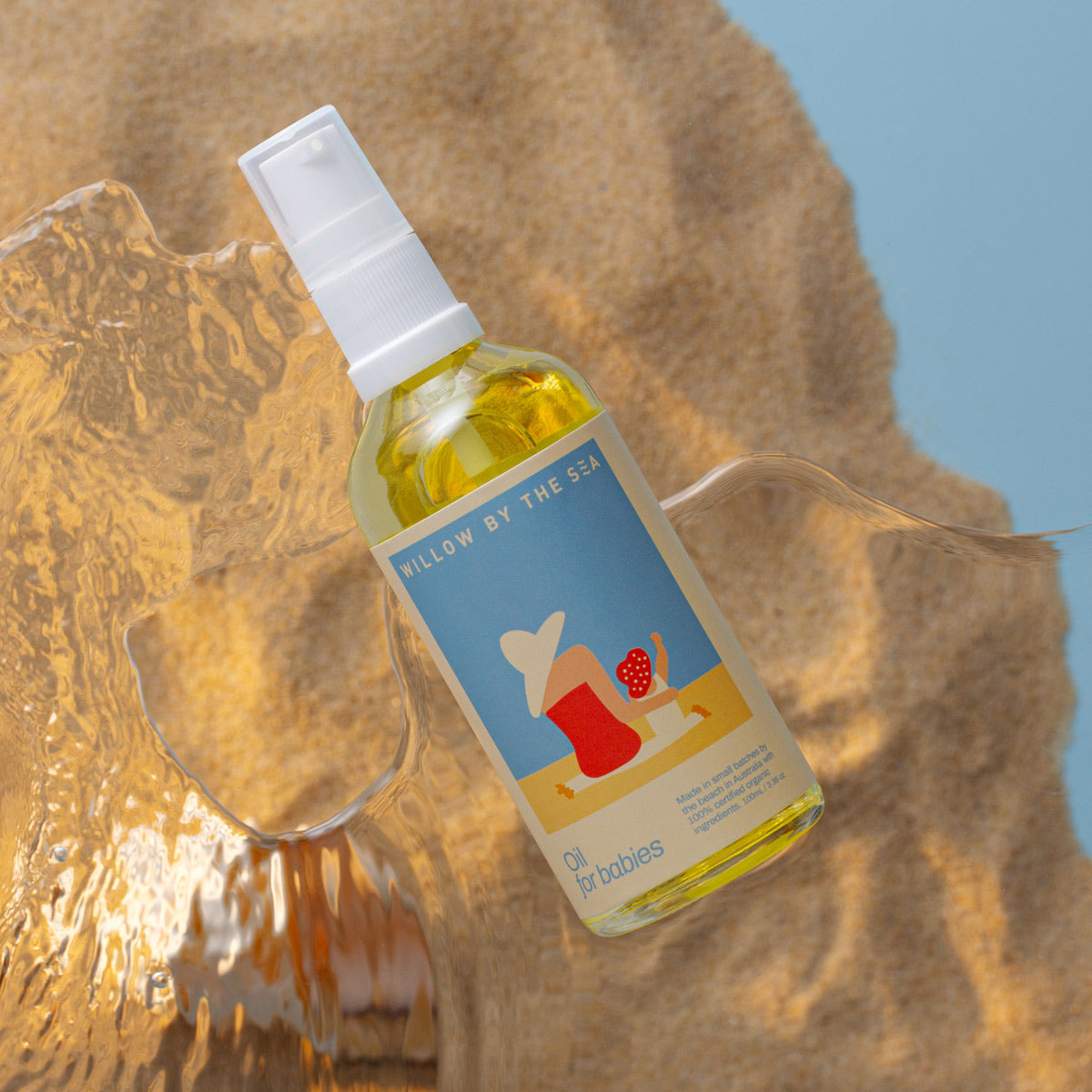 Organic Baby Oil by Willow by The Sea