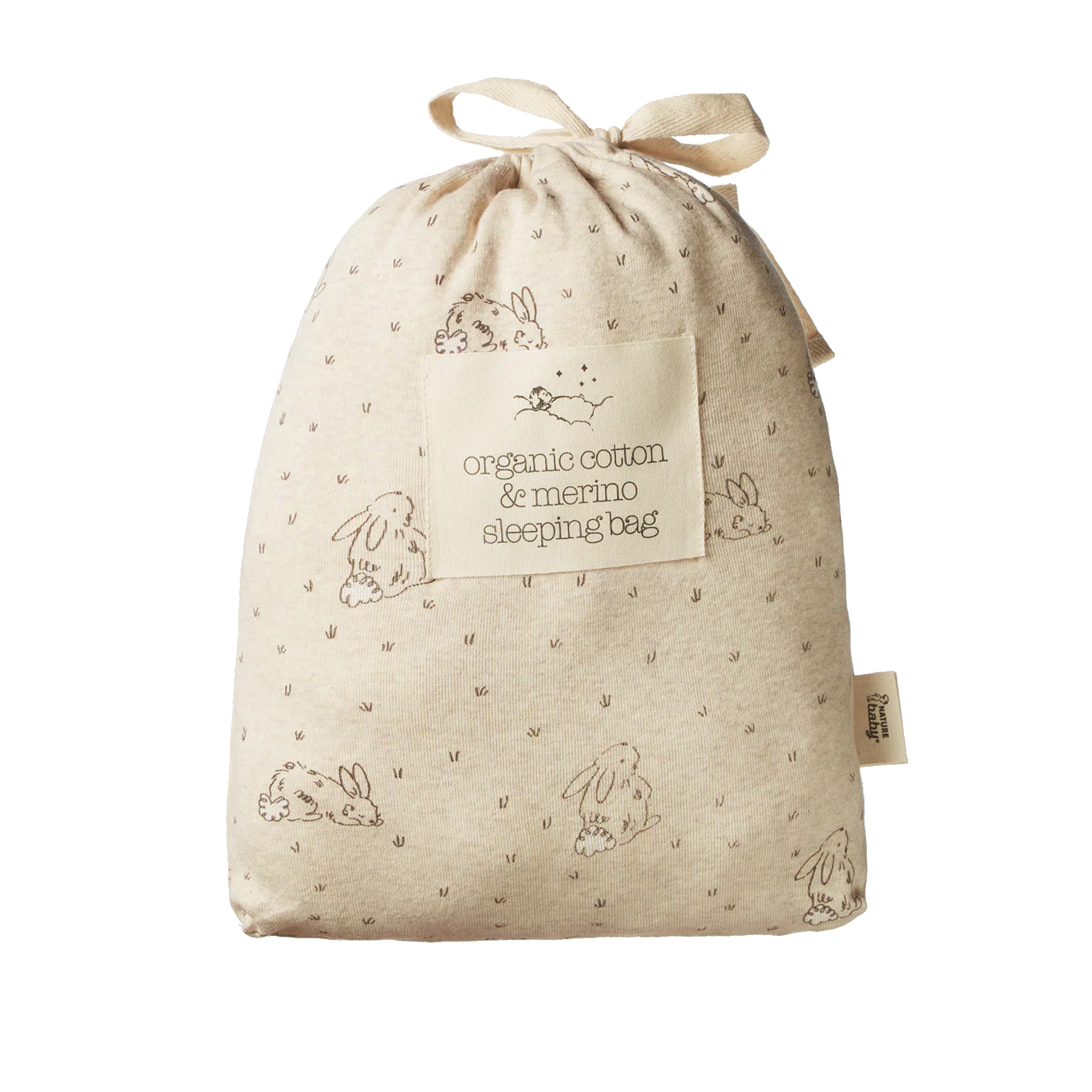 Organic Cotton & Merino Sleeping Bag Bramble Burrow 3-24M