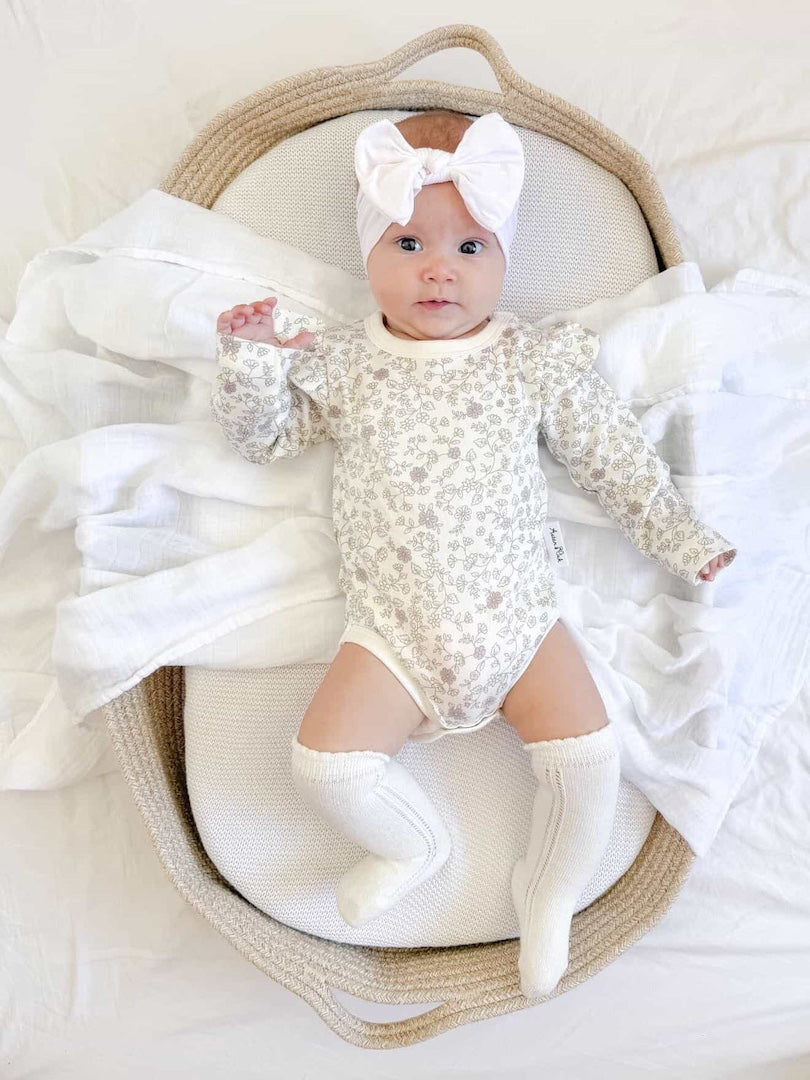 Pippy Floral Flutter Onesie