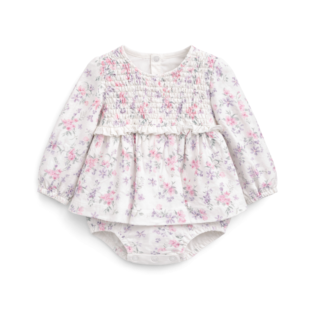 Pastel Bloom Dress Romper