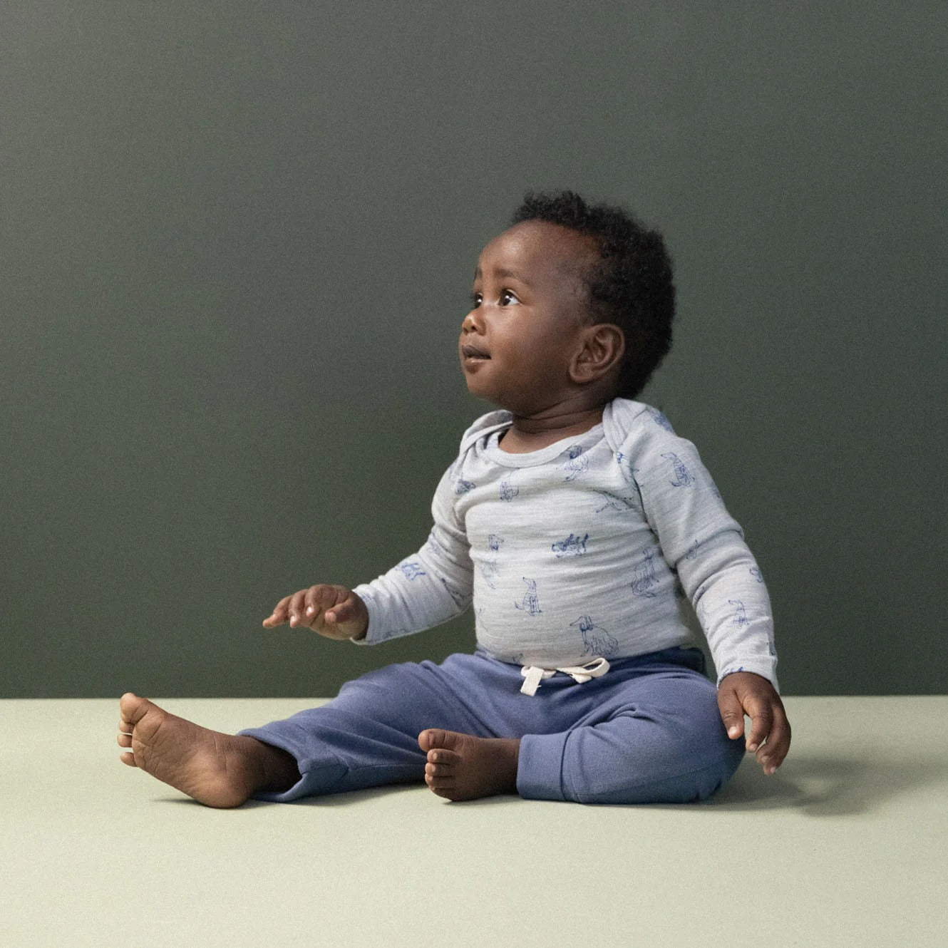 Merino Long Sleeve Bodysuit Best Friend
