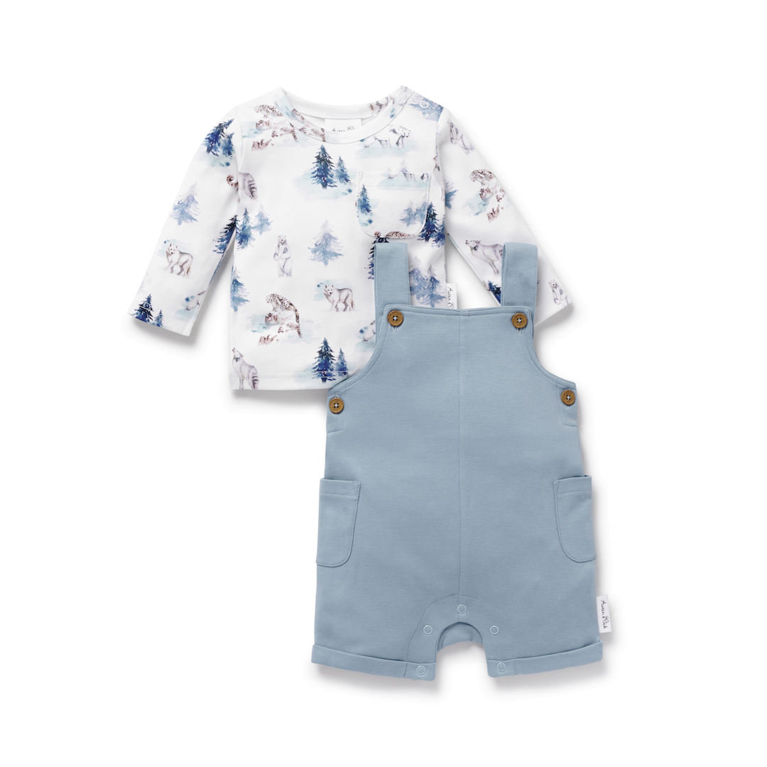 Snow Animals Overall Set