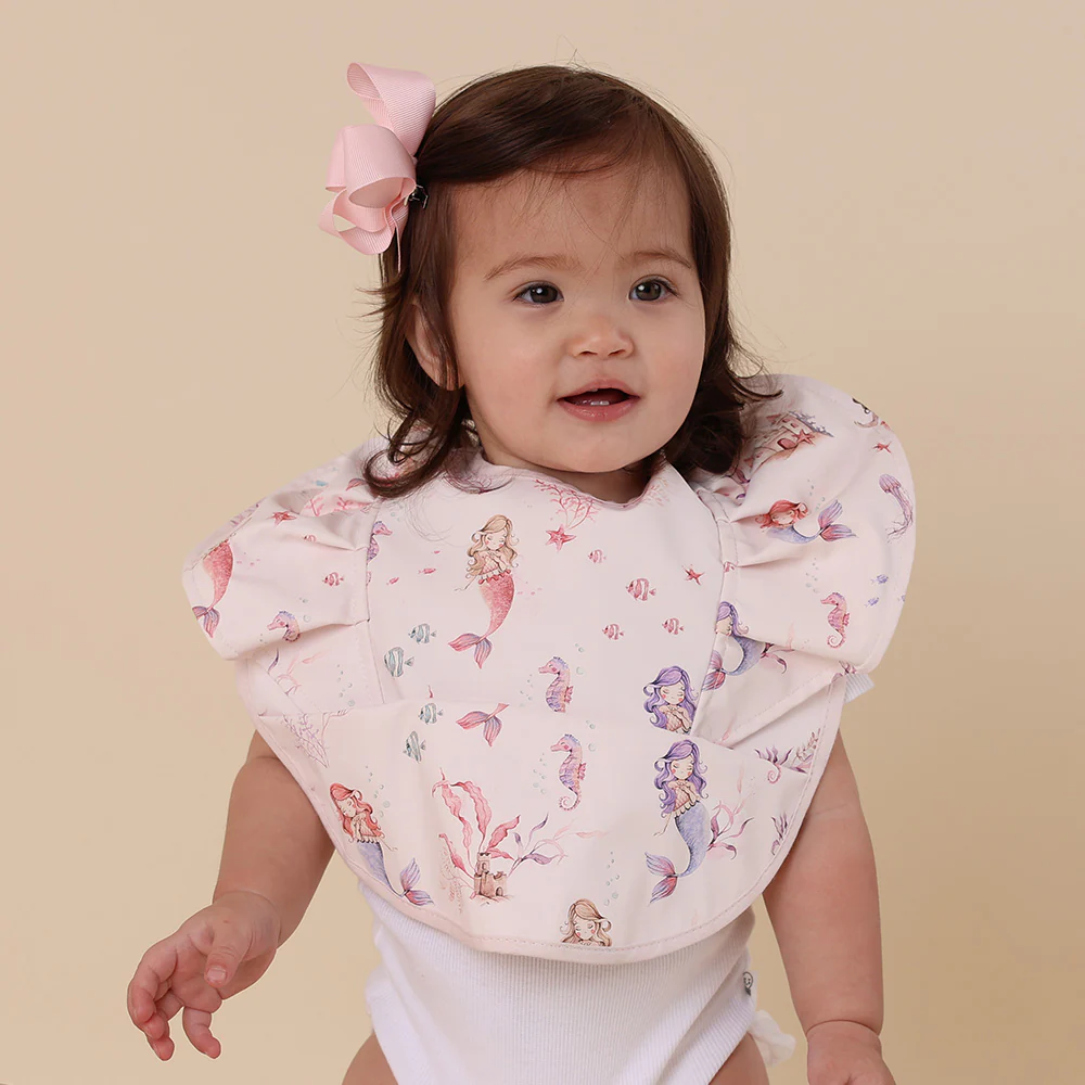 Mermaid Snuggle Waterproof Frill Bib